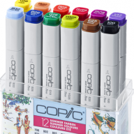 Copic Classic 12 Summer набор маркеров в кейсе, летние цвета - Copic Classic 12 Summer набор маркеров в кейсе, летние цвета купить в официальном магазине Копик Клаб / Copic Club с доставкой по РФ и всему миру